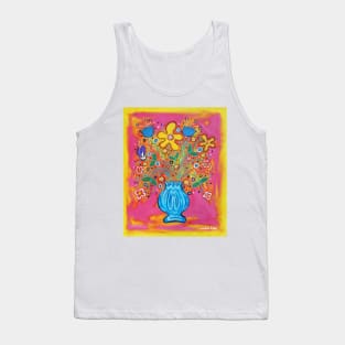 'Flowers in a Blue Vase' Tank Top